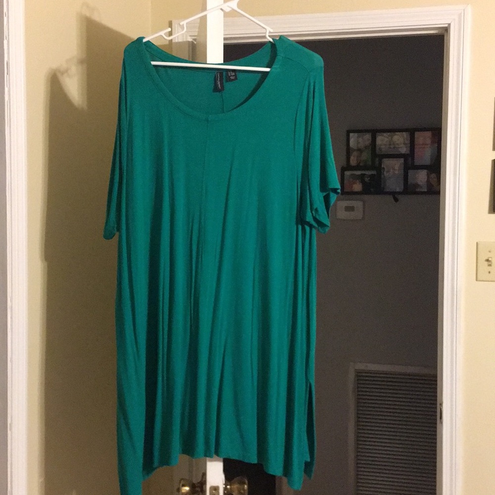 Green Cynthia Rowley 2x tunic/dress